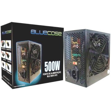 BLU 500-E ATX FONTE DE ALIMENTAÇÃO 500W BLUECASE