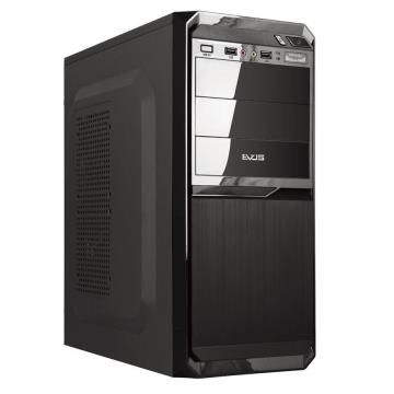 GABINETE EVUS 3 BAIAS MICRO ATX C/FONTE PRETO G3-11P