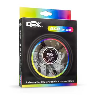 COOLER 120MM COM LED RGB DX-12R DEX