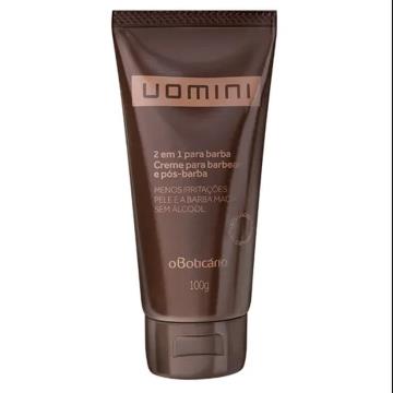 76934 Creme para Barbear e Pós-Barba Uomino Boticário 100g