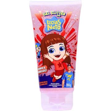 830532 Gel Fixador Luccas Neto Cia da Natureza Cabelo e Corpo 180g