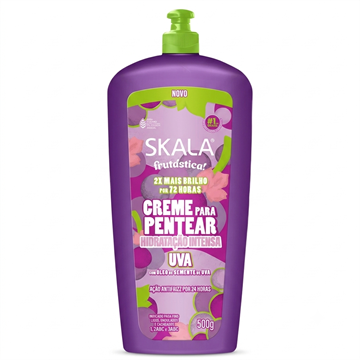 21314 Creme para Pentear Skala Uva 3 em 1 Ação Hidratante 500g