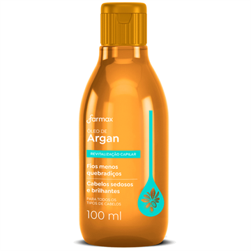 211025 Óleo de Argan Farmax Capilar e Corporal 100ml
