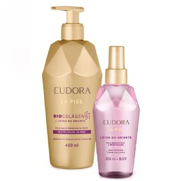 510914 Combo Eudora Lótus do Oriente Loção Corporal + Spray Perfumado La Piel