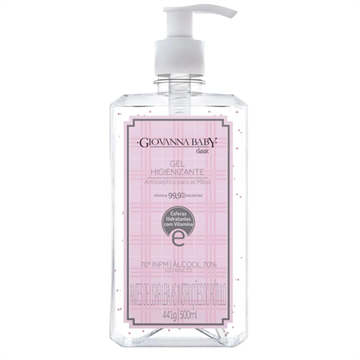 956419 Gell Higienizante Giovanna Baby Antisséptico para as Mãos 500ml