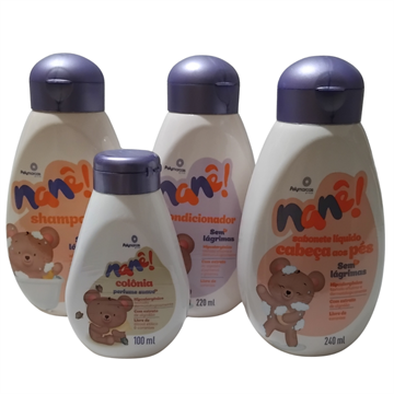 101407 Kit Nanê Shampoo e Condicionador + Sabonete + Colônia