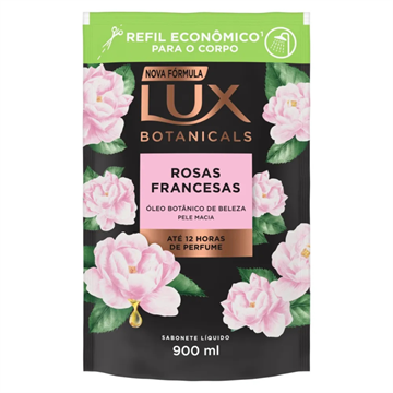 95724 Sabonete Líquido Lux Rosas Francesas Pele Macia Botanicals Refil 900ml