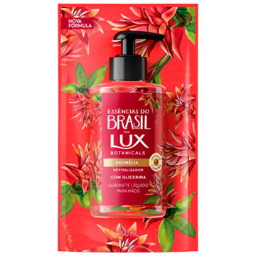 83486 Sabonete Líquido Lux Bromélia Revitalizador Botanicals Refil 240ml