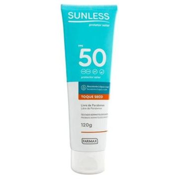 213098 Protetor Solar Sunless Toque Seco FPS 50 Corporal Farmax 120g