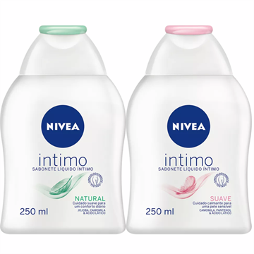 141579 Kit Sabonete Íntimo Nívea Óleo de Jojoba + Suave