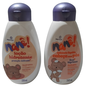141684 Kit Nanê Hidratante Corporal + Sabonete Líquido