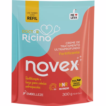 507116 Creme de Tratamento Novex Doctor Rícino Ultraprofundo Refil 300g