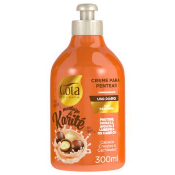 713677 Creme para Pentear Manteiga de Karité Gota Dourada 300ml