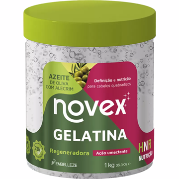 508403 Gelatina Novex Regeneradora Azeite de Oliva com Alecrim 1kg