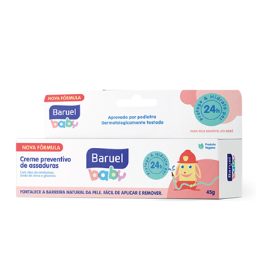 162841 Creme Preventivo de Assaduras Baruel Baby 45g