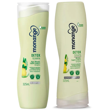 292495 Shampoo e Condicionador Monange Detox Capim Limão e Gengibre