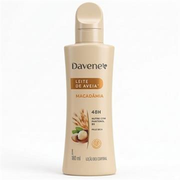 940495 Loção Corporal Davene Macadâmia Leite de Aveia 180ml