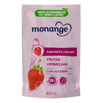 355274 Monange Frutas Vermelhas Sabonete Líquido Refil 400ml