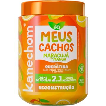 206055 Creme de Reconstrução Kanechom Maracujá com Manga com Queratina 2 em 1 1kg