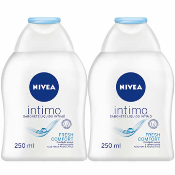 141581 Kit Sabonete Íntimo Nívea Fresh Comfort Aloe Vera - 2 unidades
