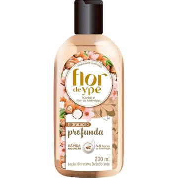 908235 Loção Hidratante Desodorante Flor de Ypê Karité e Flor de Amêndoas 200ml