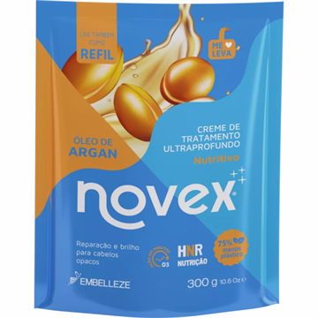 507093 Creme de Tratamento Novex Óleo de Argan Ultraprofundo Refil 300g