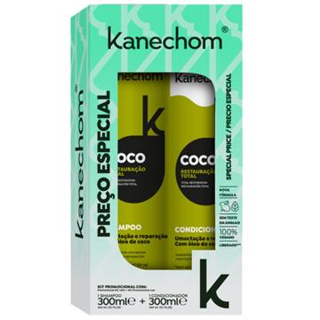 400604 Shampoo e Condicionador Kanechom Coco Restauração Total