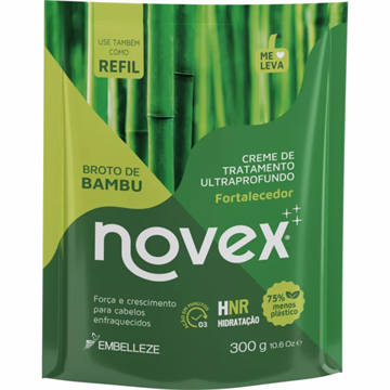 507109 Creme de Tratamento Novex Broto de Bambu Ultraprofundo Refil 300g
