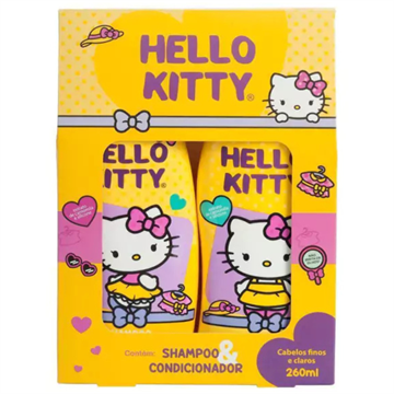 610257 Shampoo e Condicionador Hello Kitty Cabelos Lisos e Finos Cia da Natureza