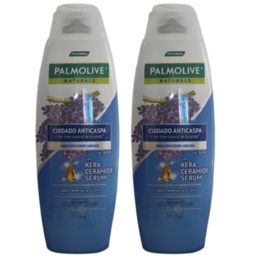 101439 Kit Shampoo Palmolive Naturals Anticaspa - 2 unidades