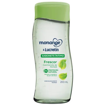 354673 Sabonete Íntimo Monange e Lucretin Frescor 200ml