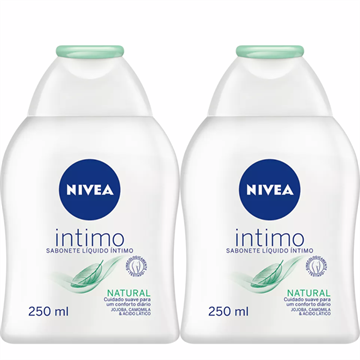 141583 Kit Sabonete Íntimo Nívea Natural Óleo de Jojoba - 2 unidades