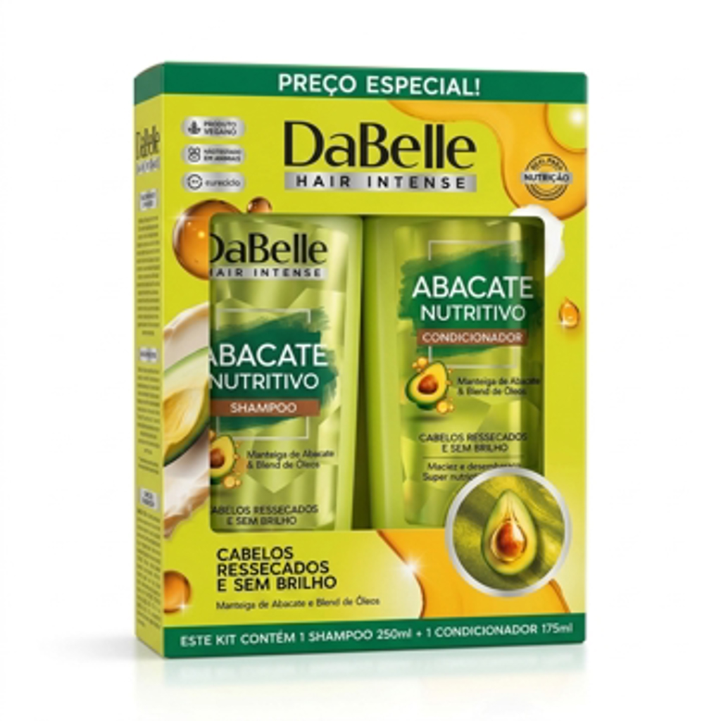 666958 Shampoo e Condicionador DaBelle Abacate Nutritivo