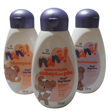 101408 Kit Nanê Shampoo e Condicionador + Sabonete Líquido