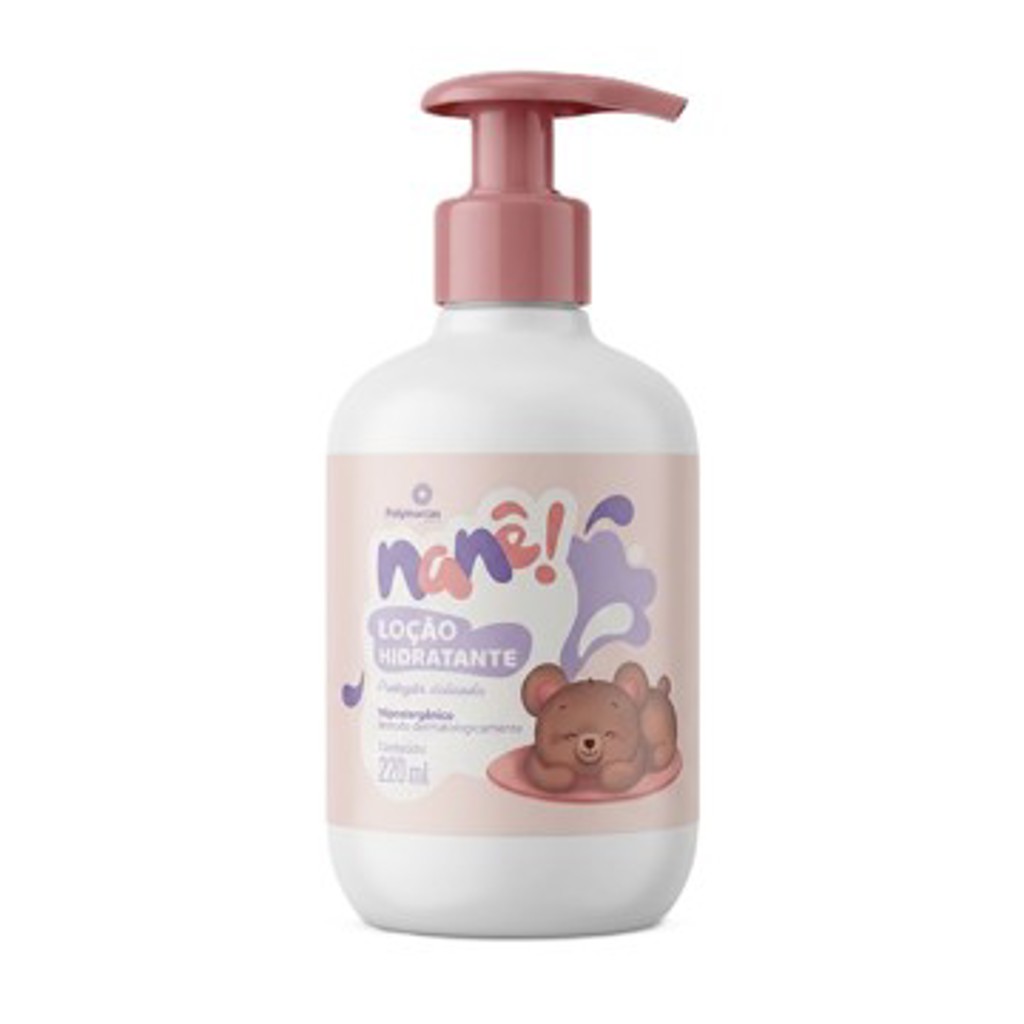 551792 Loção Hidratante Nanê Premium Ação Delicada Hipoalergênica 220ml