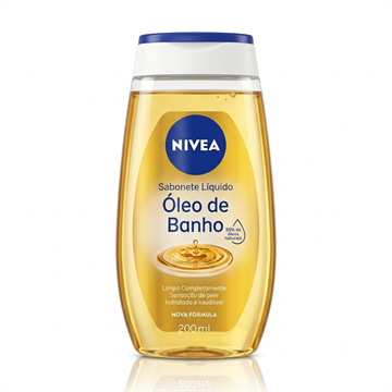 808281 Óleo de Banho Nívea Sabonete Líquido 200ml