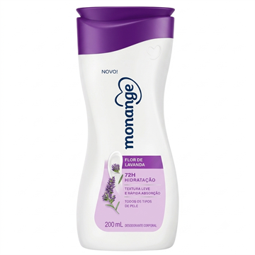 412327 Hidratante Monange Flor de Lavanda Corporal 200ml
