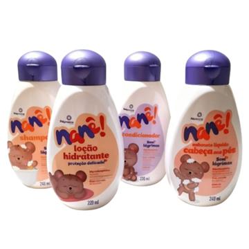 101405 Kit Nanê Shampoo e Condicionador + Hidratante + Sabonete