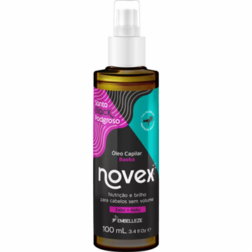 507079 Óleo Capilar Novex Santo Black Poderoso 100ml
