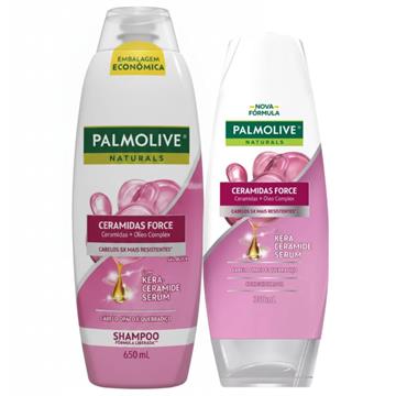 101435 Kit Shampoo e Condicionador Palmolive Ceramidas Force