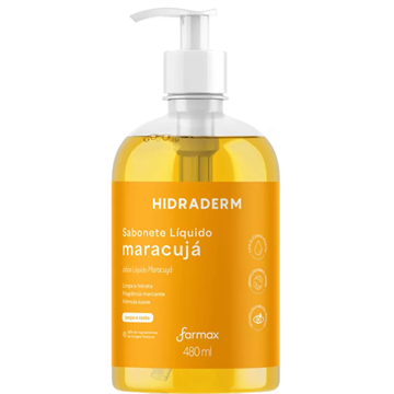 289123 Sabonete Líquido Maracujá Hidraderm Farmax 480ml