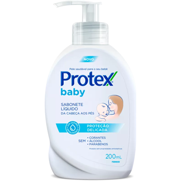 656670 Sabonete Líquido Protex Baby Proteção Delicada 200ml