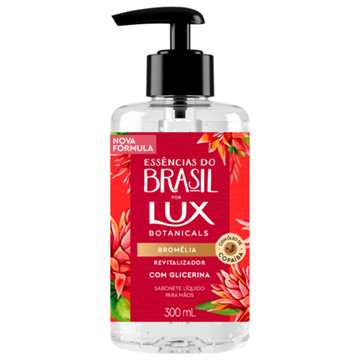 83547 Sabonete Líquido Lux Bromélia Revitalizador Botanicals Pump 300ml
