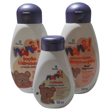 101189 Hidratante Corporal + Colônia Nanê + Sabonete Líquido