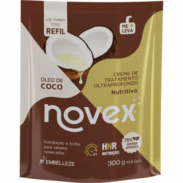 505518 Creme de Tratamento Novex Óleo de Coco Ultraprofundo Refil 300g