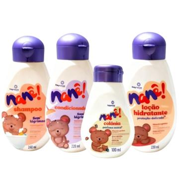 101406 Kit Nanê Shampoo e Condicionador + Hidratante + Colônia