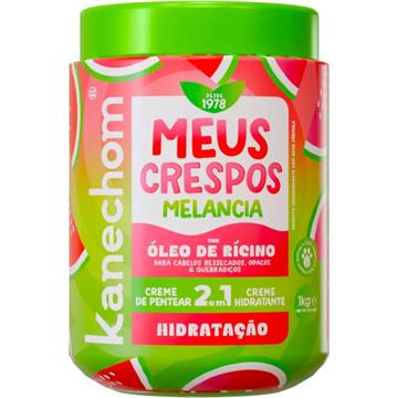 206048 Creme de Hidratação Kanechom Melancia com Óleo de Rícino 2 em 1 1kg