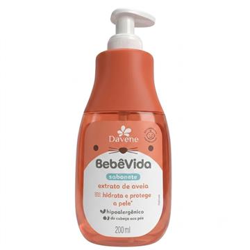514599 Sabonete Líquido Bebê Vida Extrato de Aveia Davene 200ml