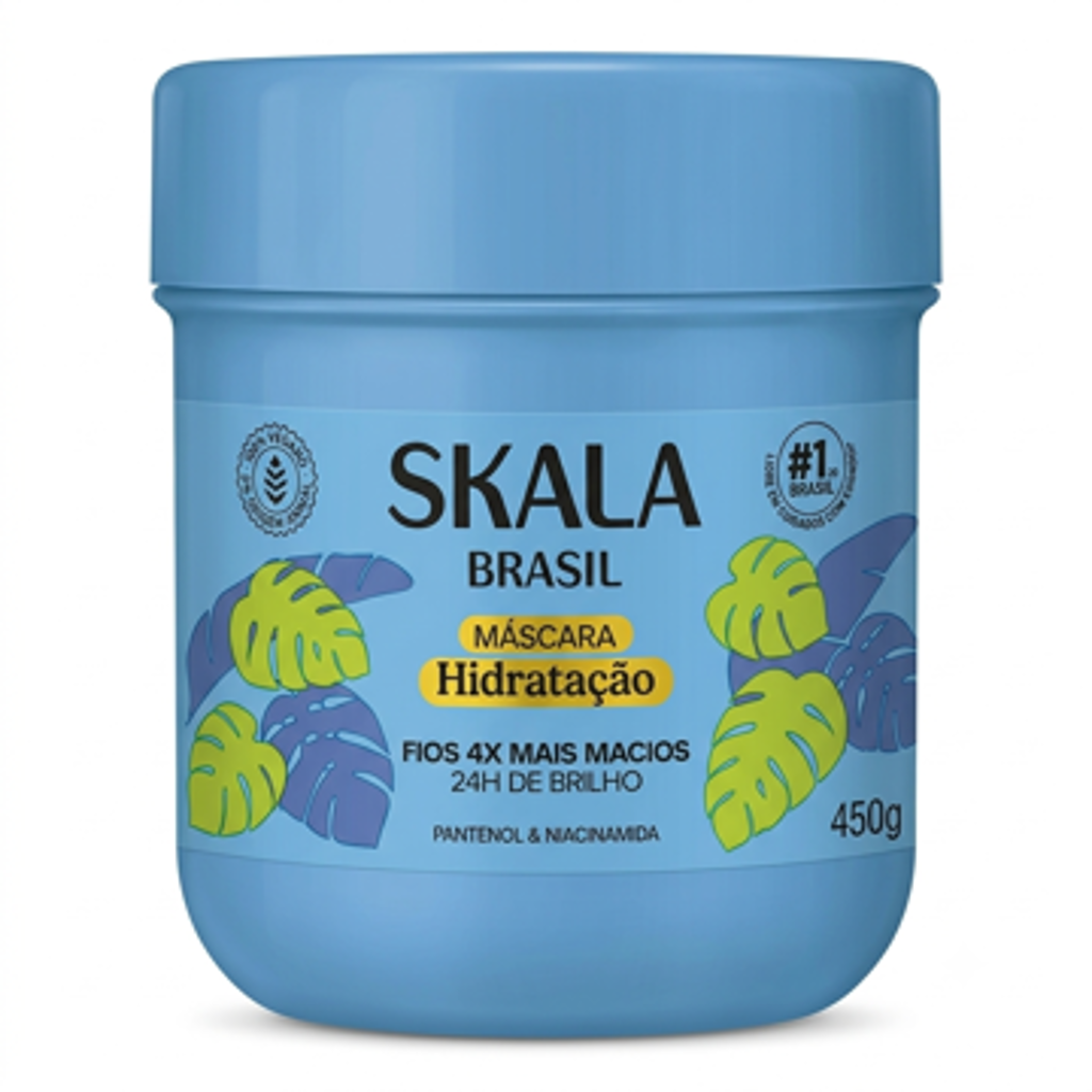 22922 Máscara de Hidratação Skala Brilho 24h 450g