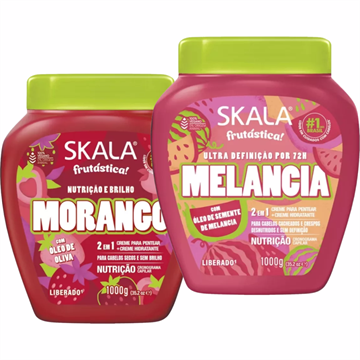 141570 Kit Creme Skala Frutástica Morango e Melancia